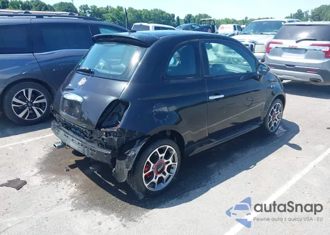 2012 Fiat 500 Sport from USA, damaged, VIN 3C3CFFBR5CT115523